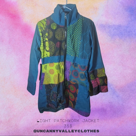 CHAITANYA PATCHWORK JACKET Size S - Picture 1 of 3
